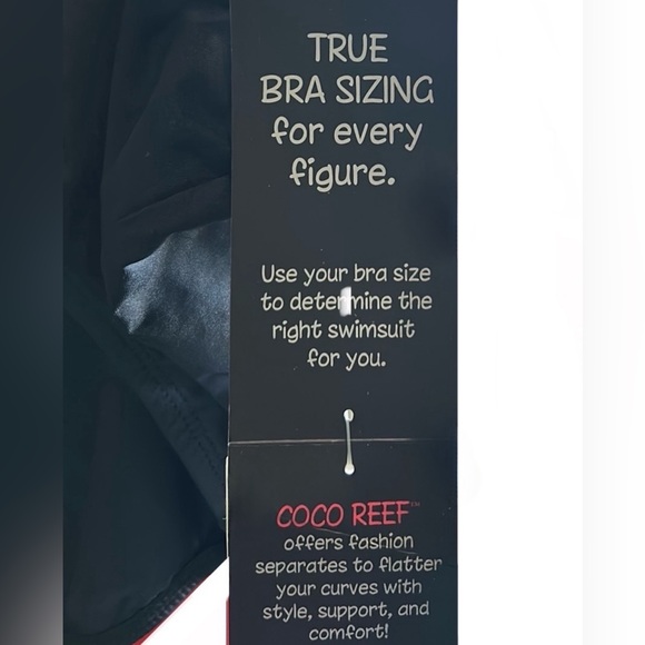 NWTS-Coco Reefs Black Plus Size Swim Suit Bottom size 3X - Picture 4 of 9